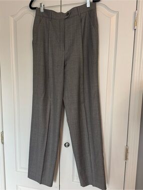Vintage Escada 100% Wool Grey Trousers